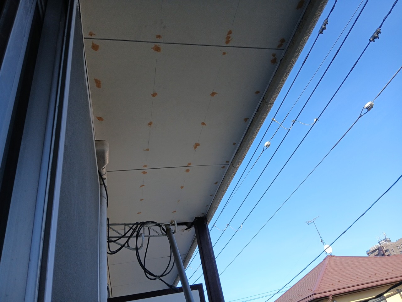 軒天の修繕工事