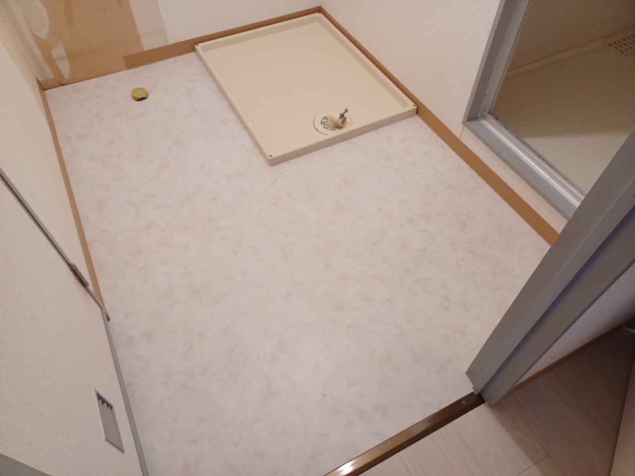 クッションフロア貼り