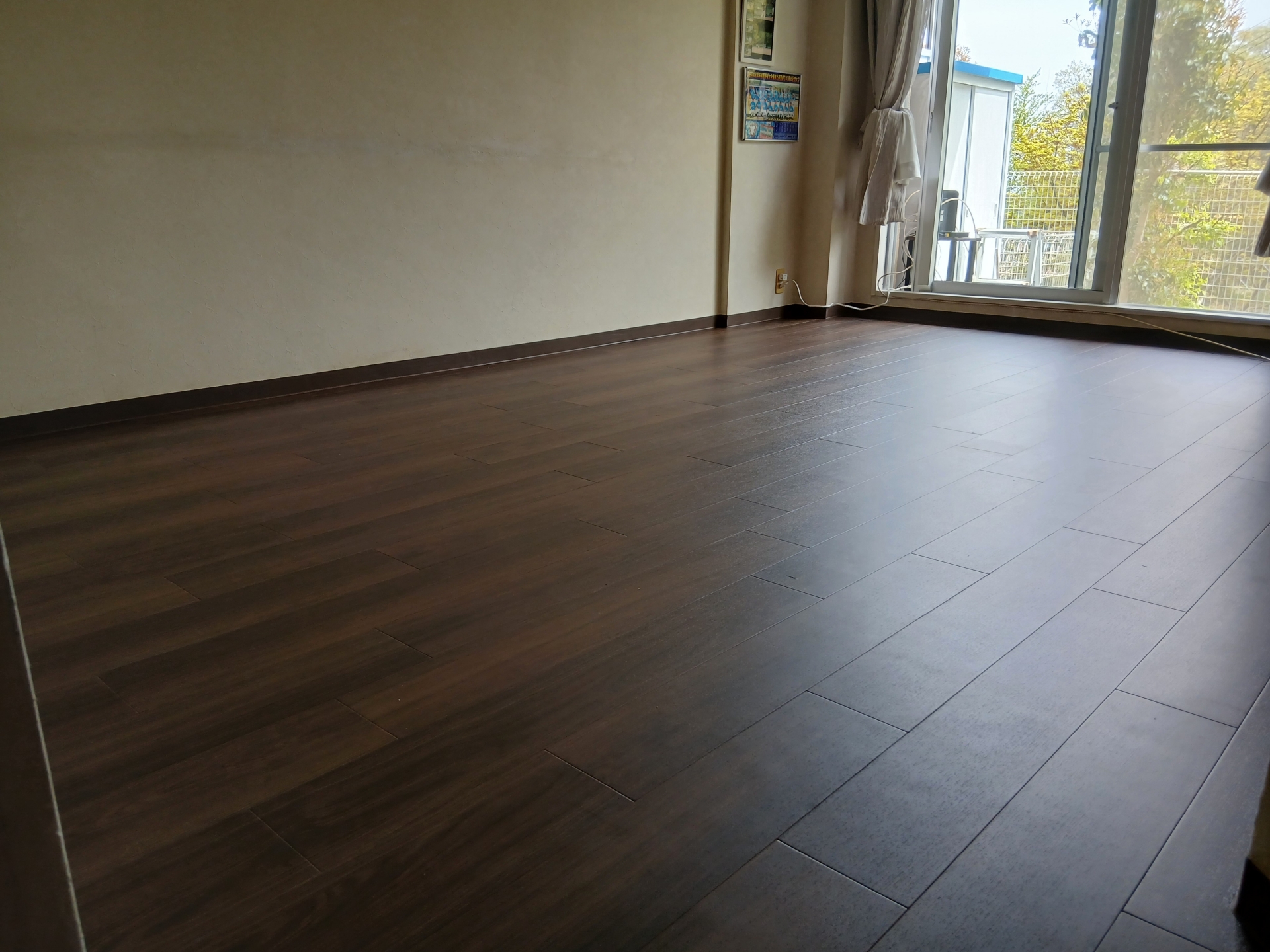 フロアタイル上張り