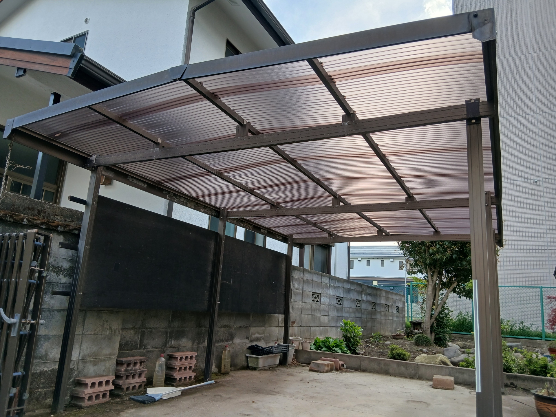 カーポートの屋根張替え