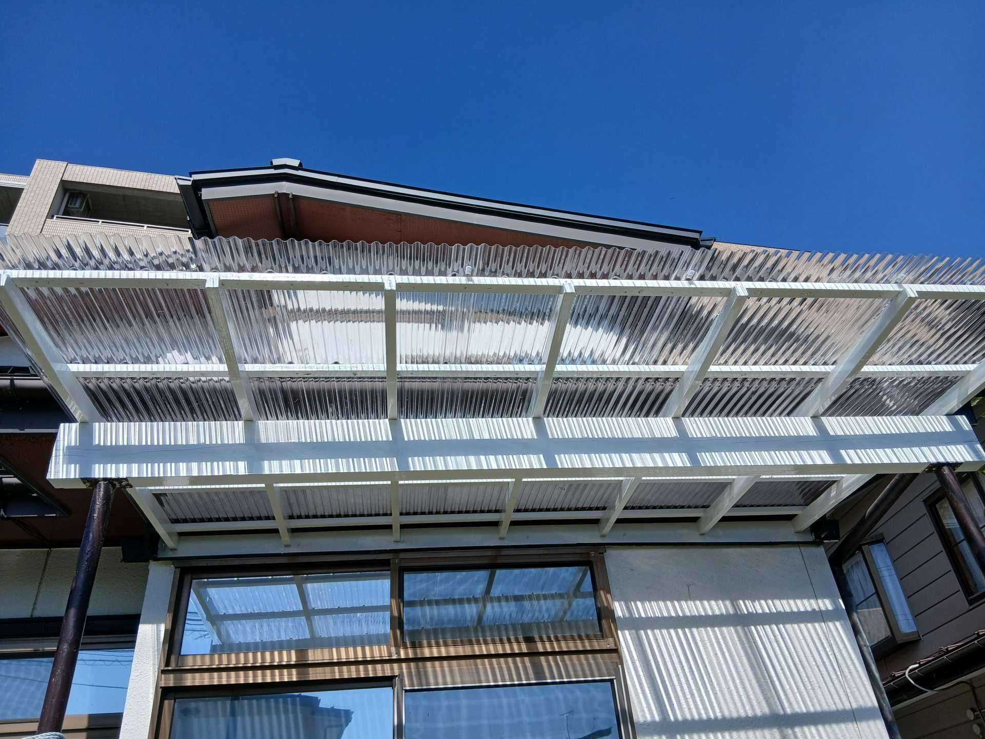 テラス屋根張替え工事